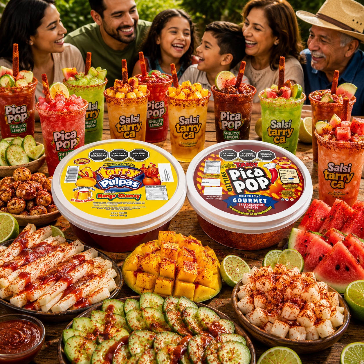 Tarry Duo Pulpa Mango 230ml+shilito Gourmet 150gr Micheladas