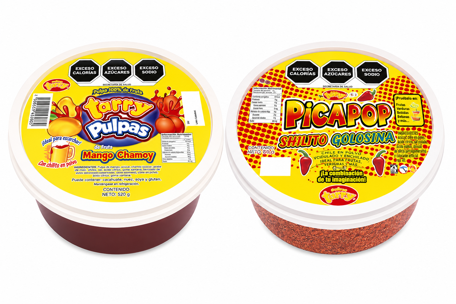 Duo Pulpa Micheladas Mango 230ml + Shilito Golosina 150gr