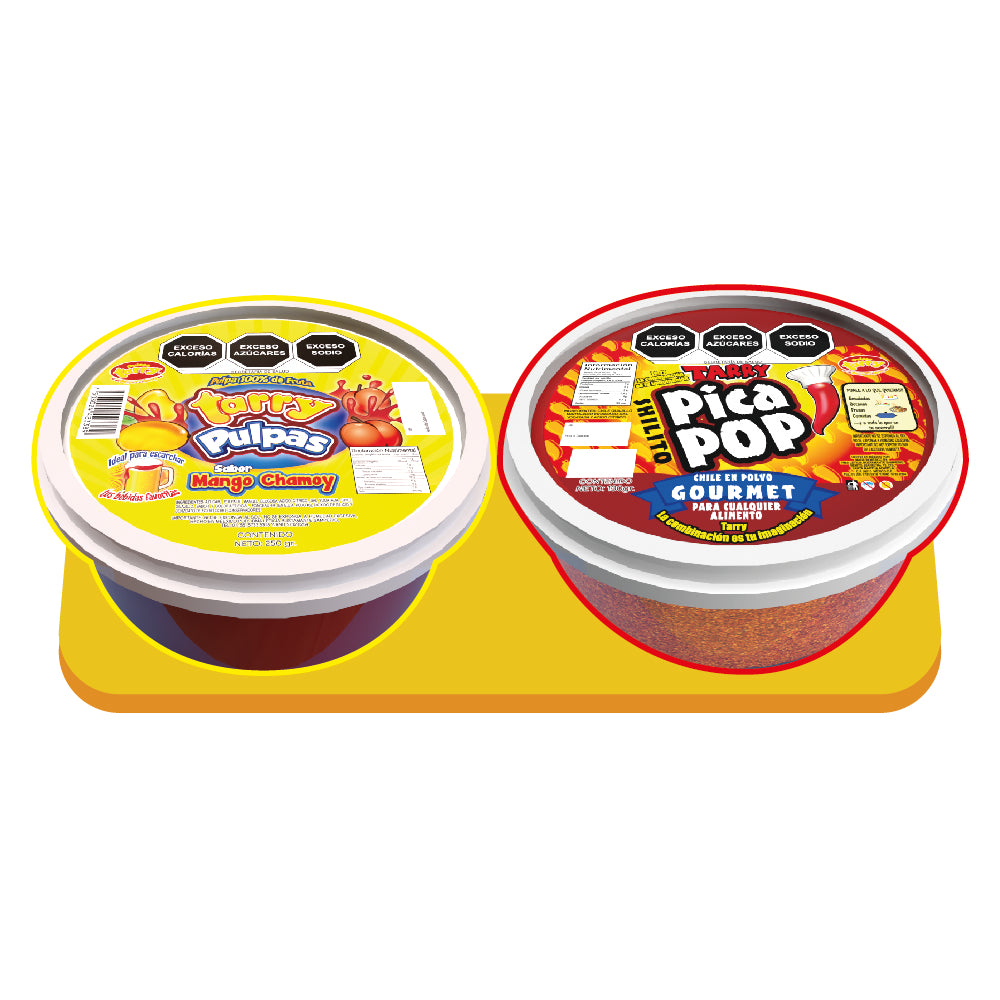 Tarry Duo Pulpa Mango 230ml+shilito Gourmet 150gr Micheladas
