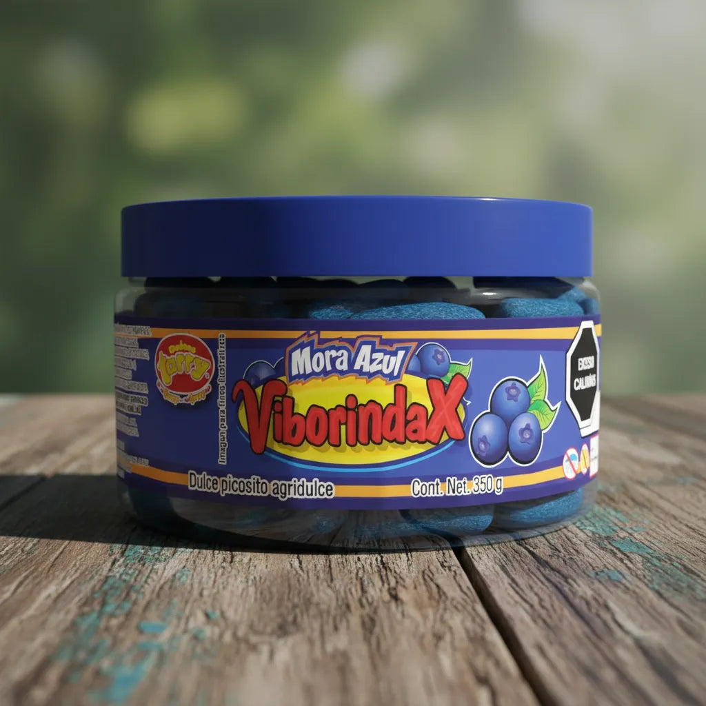 Vitrolero Tarry Viborindax Enchiladas Mora Azul 350gr