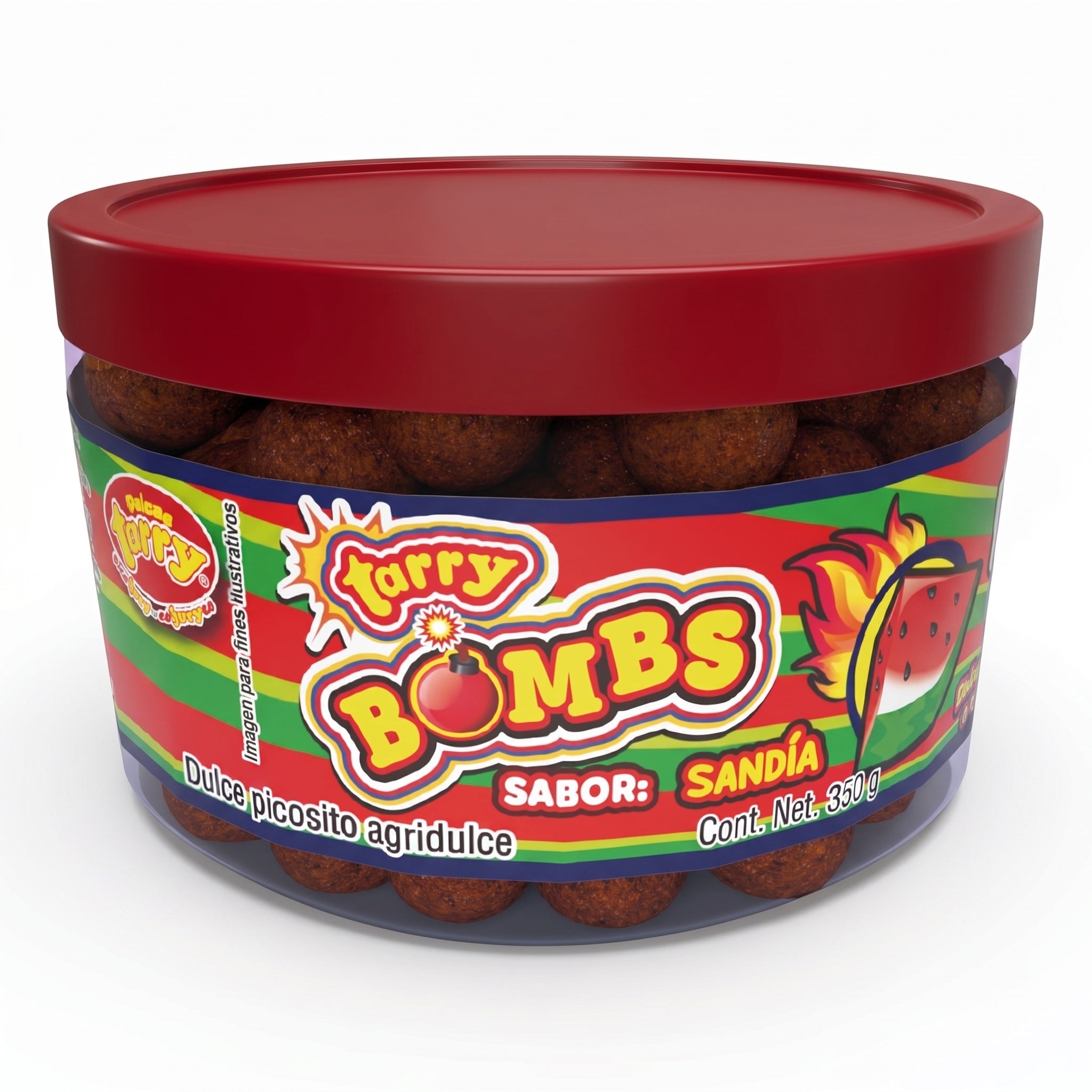 Vitrolero Tarry Bombs Sandía 350gr Bolitas De Chile