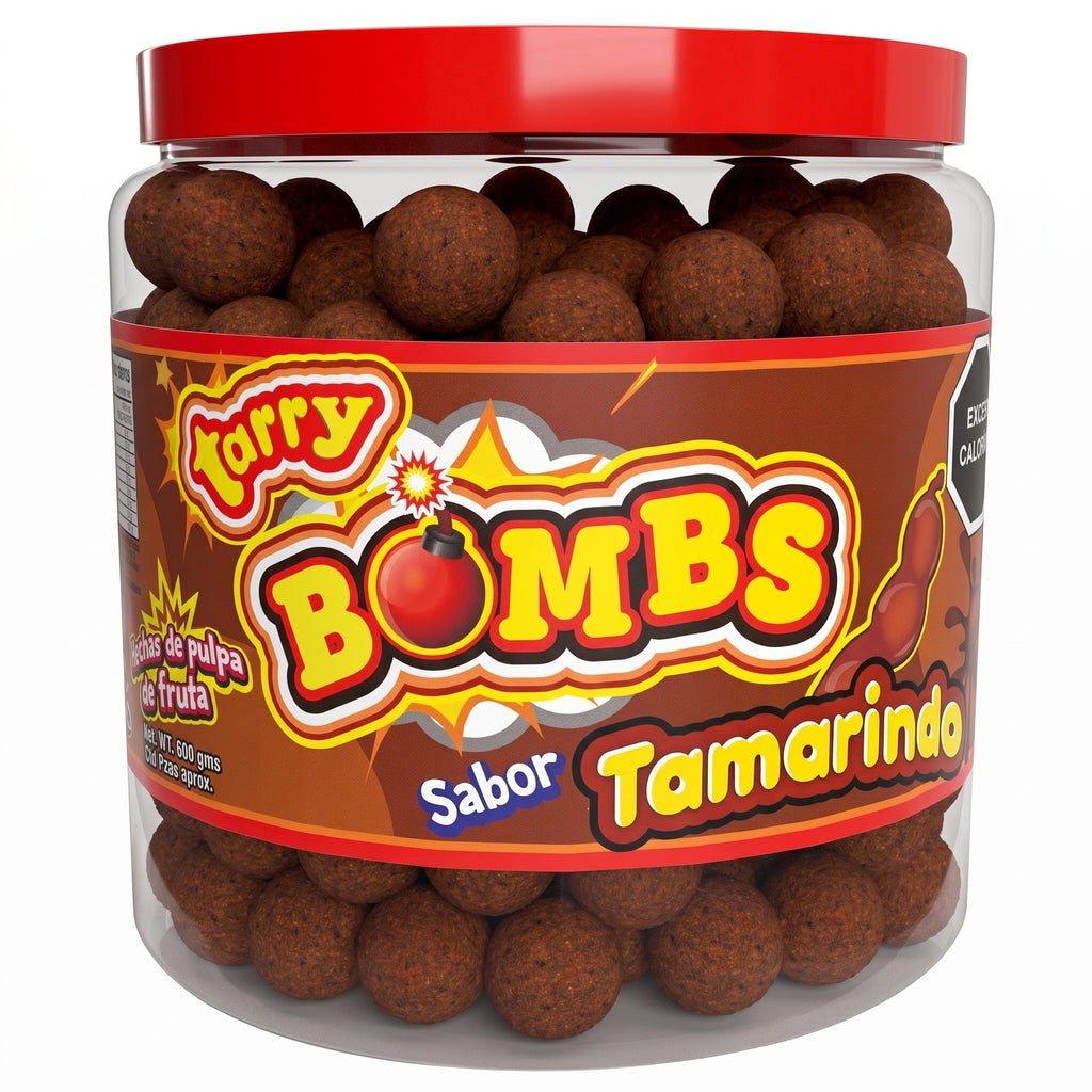 Vitrolero Tarry Bombs Tamarindo 600gr Bolitas De Chile