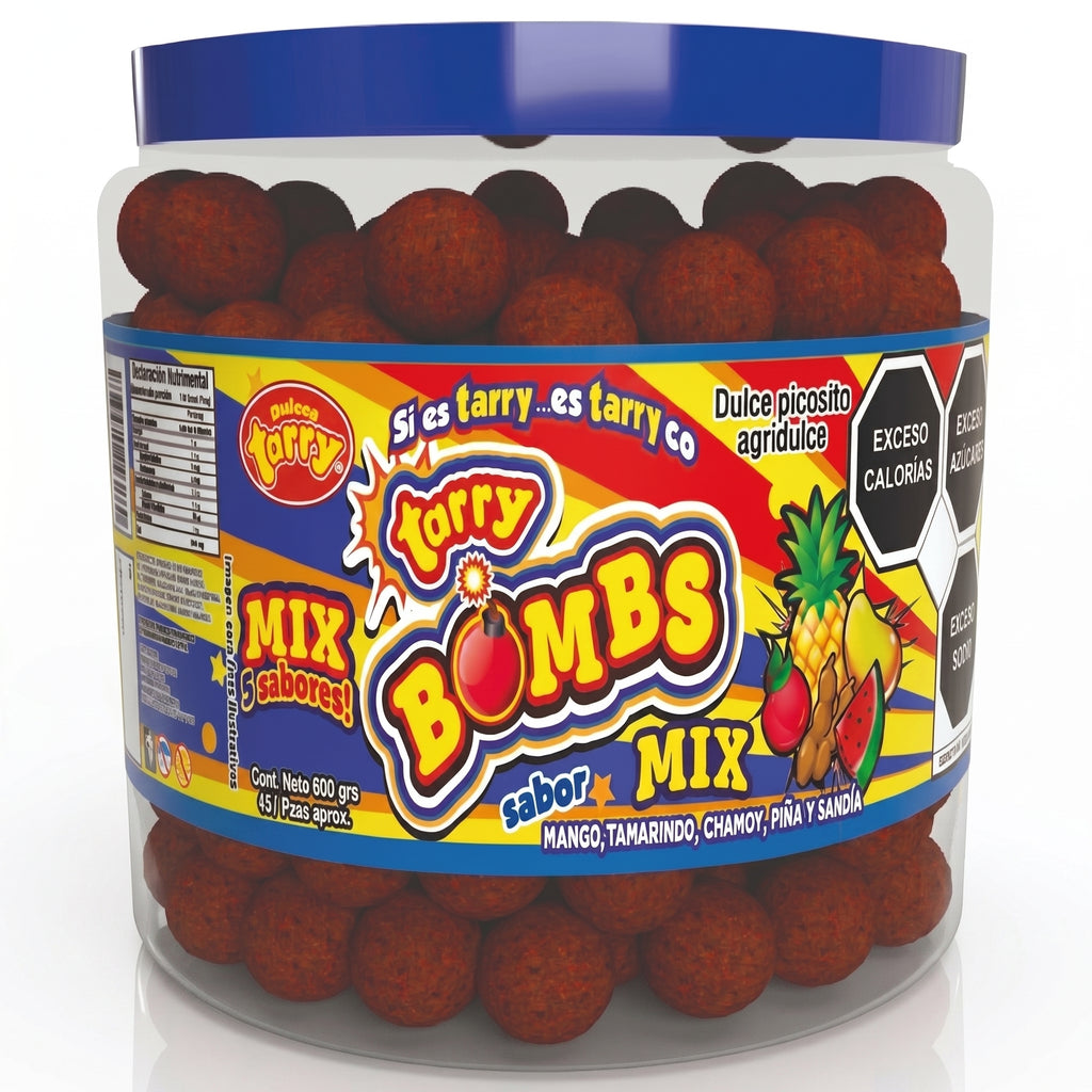 Vitrolero Tarry Bombs Mix 600gr Bolitas De Chile