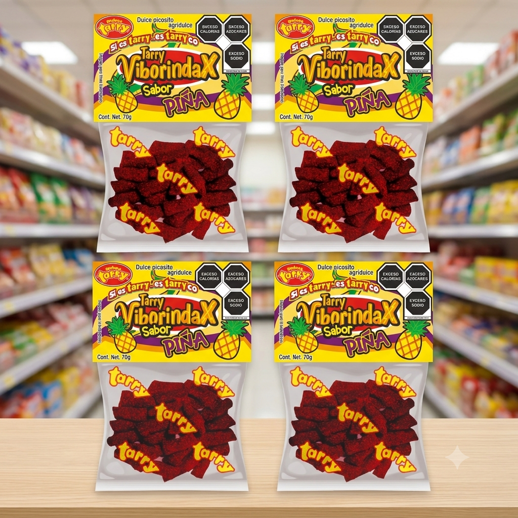 Tarry Viborindax Enchiladas Piña 4 Packs 280gr