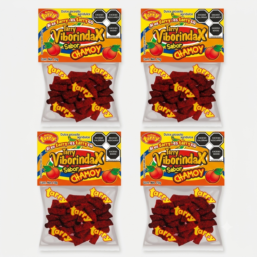 Tarry Viborindax Enchiladas Chamoy 4 Packs 280gr
