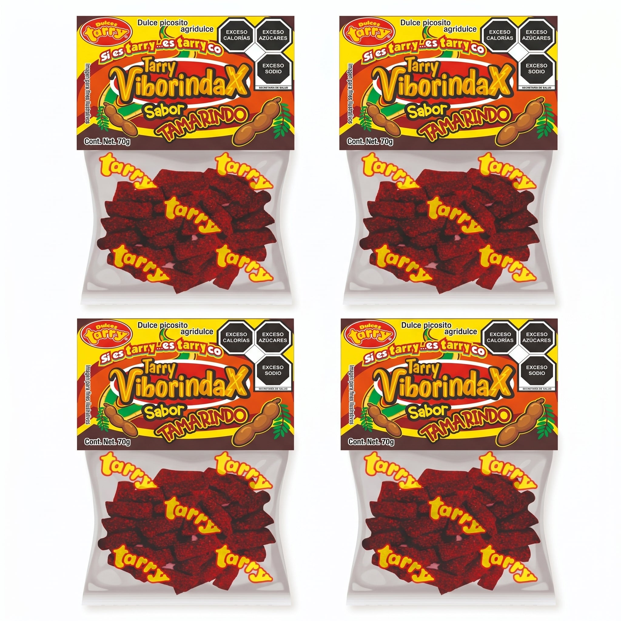 Tarry Viborindax Enchiladas Tamarindo 4 Packs 280gr