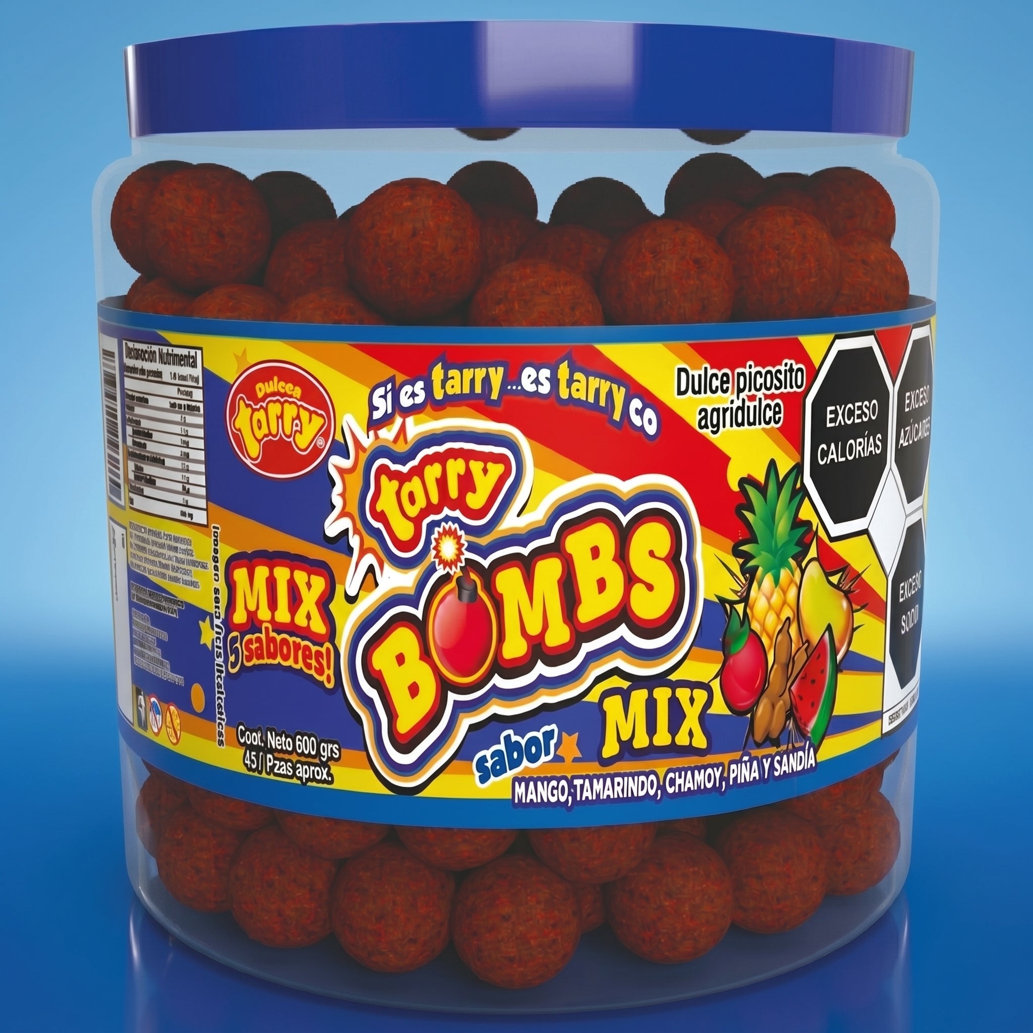 Vitrolero Tarry Bombs Mix 600gr Bolitas De Chile