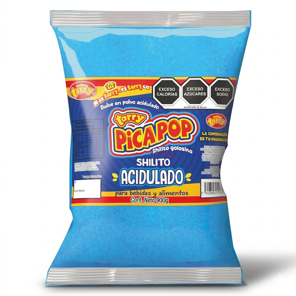 Bolsa De Chile Gourmet Picapop Shilito Azul Tarry 900gr