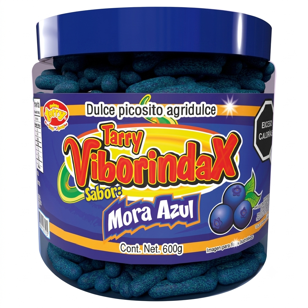 Vitrolero Tarry Viborindax Enchiladas Mora Azul 600gr