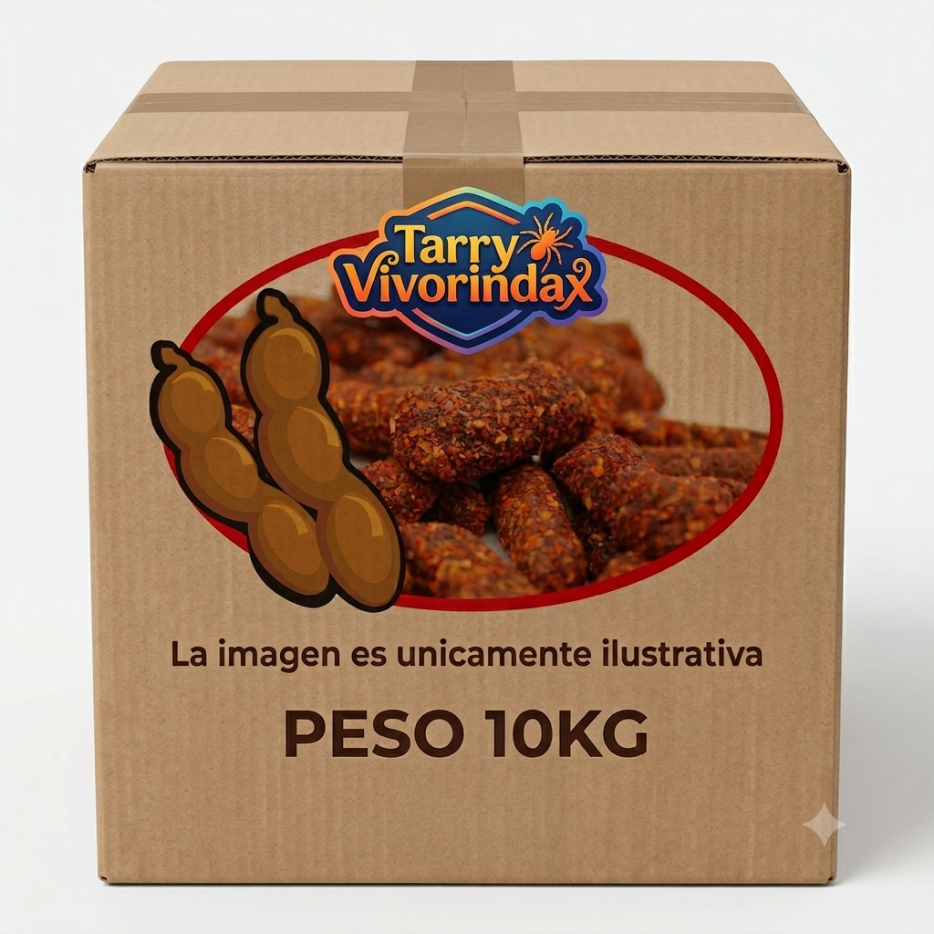 Caja Tarry Viborindax Tamarindo Trocitos Chile A Granel 10kg