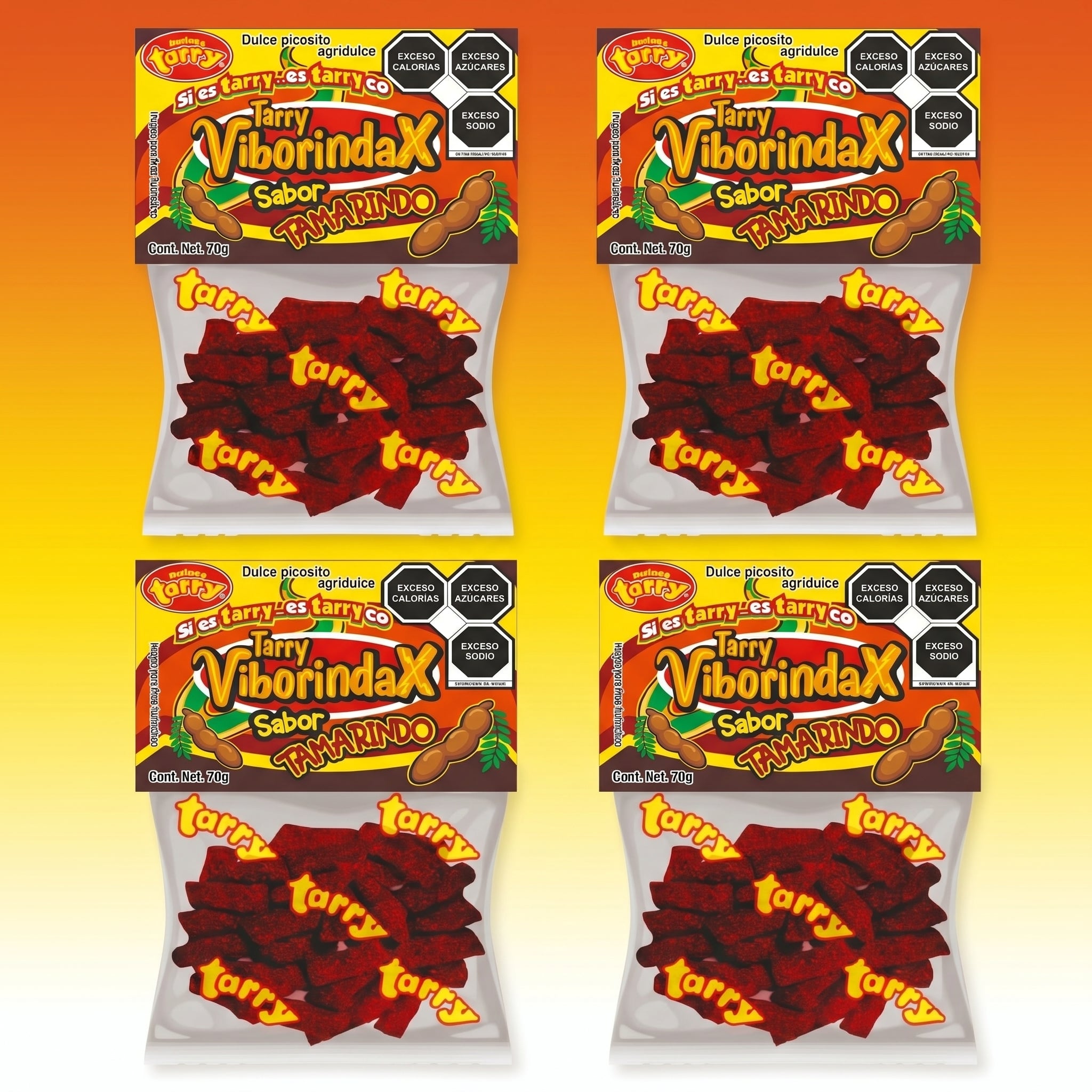 Tarry Viborindax Enchiladas Tamarindo 4 Packs 280gr