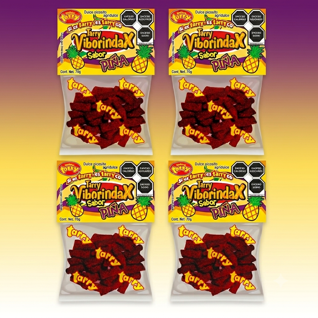 Tarry Viborindax Enchiladas Piña 4 Packs 280gr