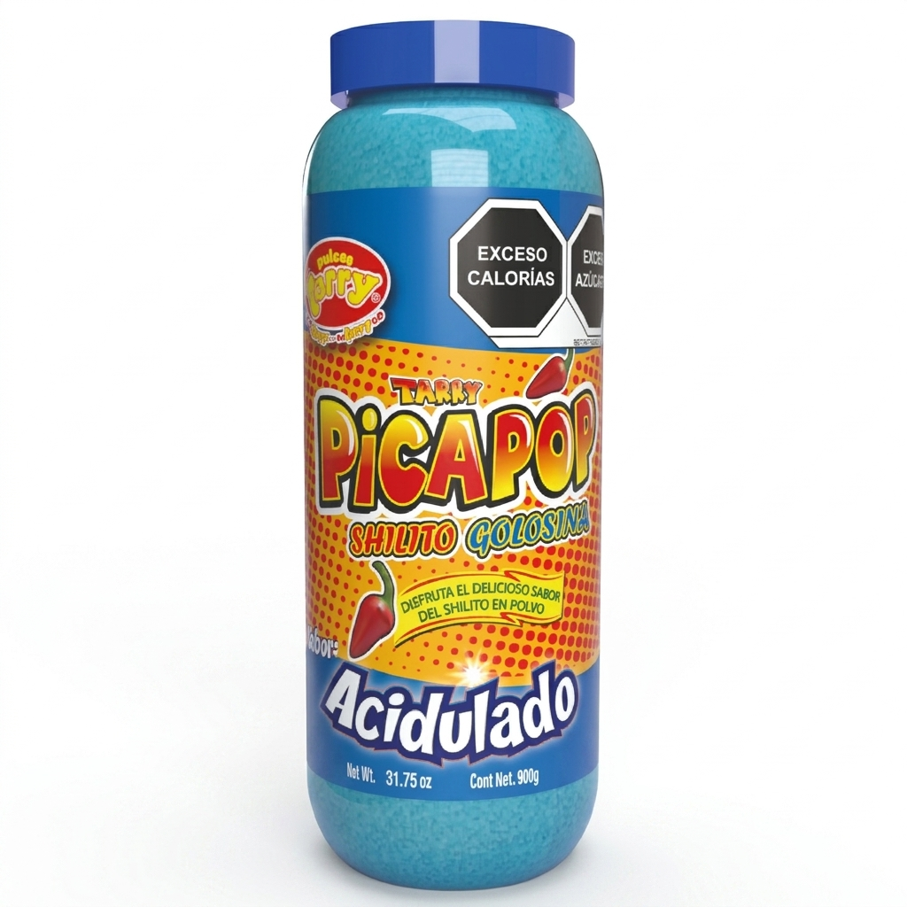 Chile En Polvo Gourmet Picapop Shilito Acidulado Tarry 900gr