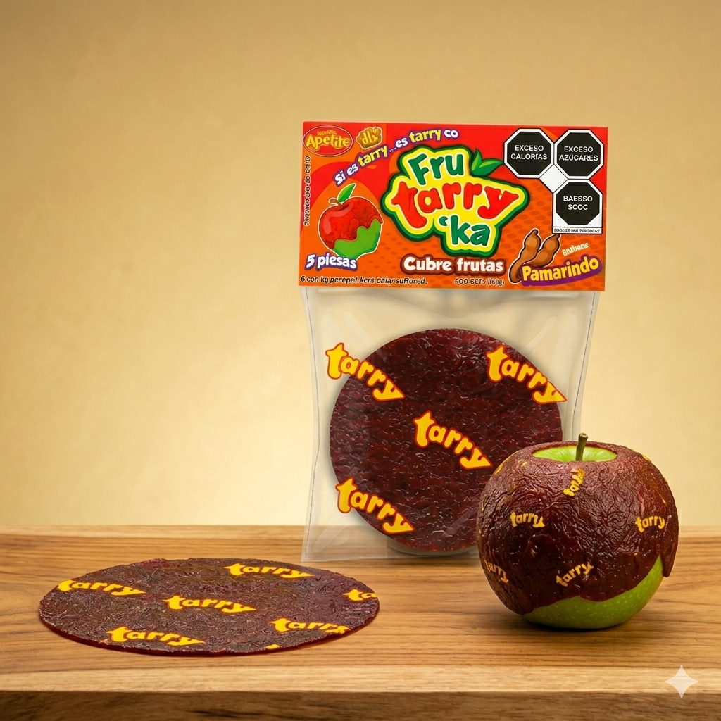 Fruta Rika Tamarindo Cubre Manzanas Frutas 5pz 300gr Tarry