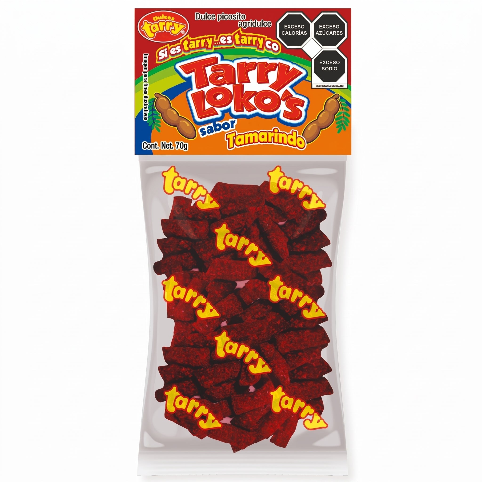 Tarry Lokos Tamarindo Chile 500gr Trocitos Enchilados
