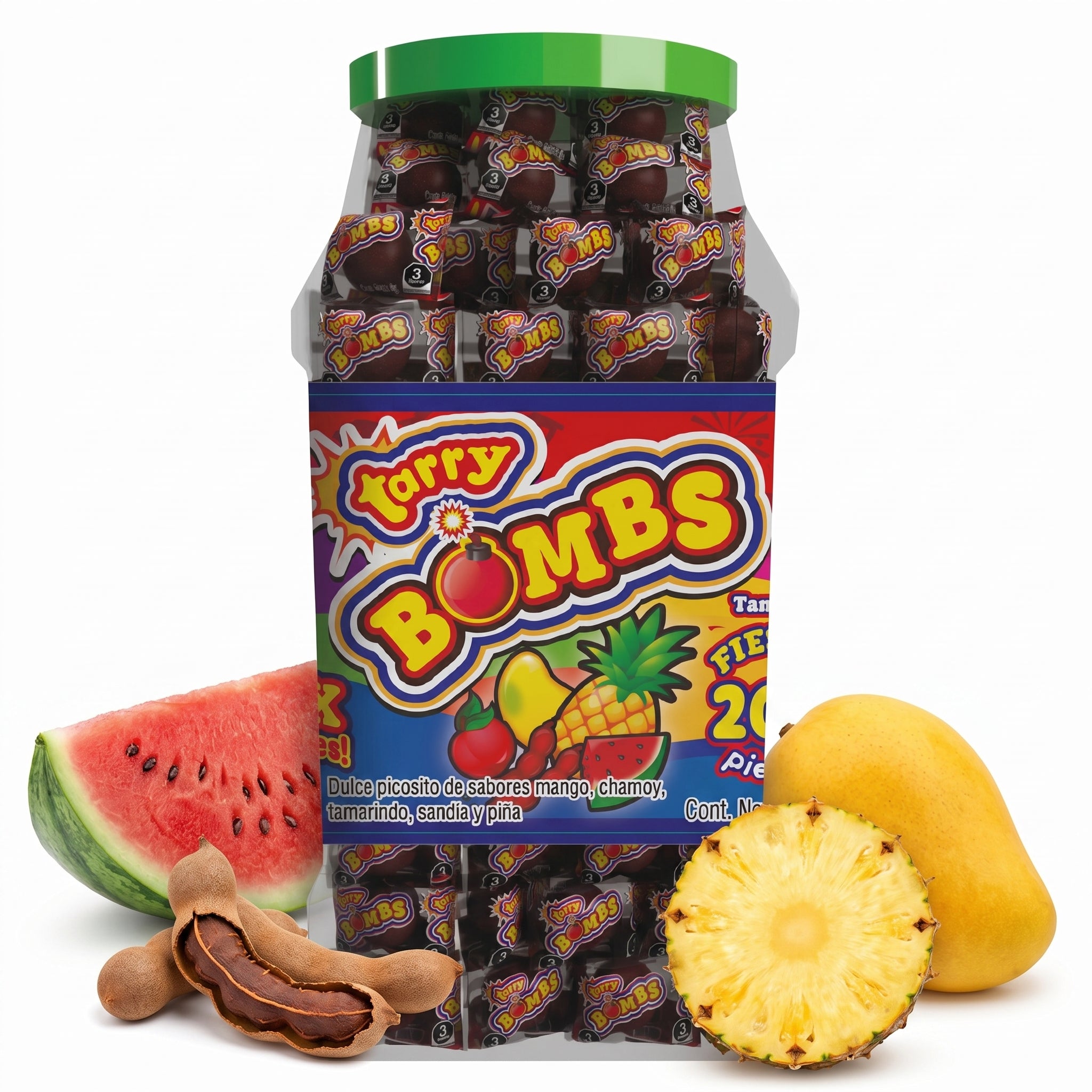 Vitrolero Tarry Bombs Mix 826gr 200pz Bolitas De Chile