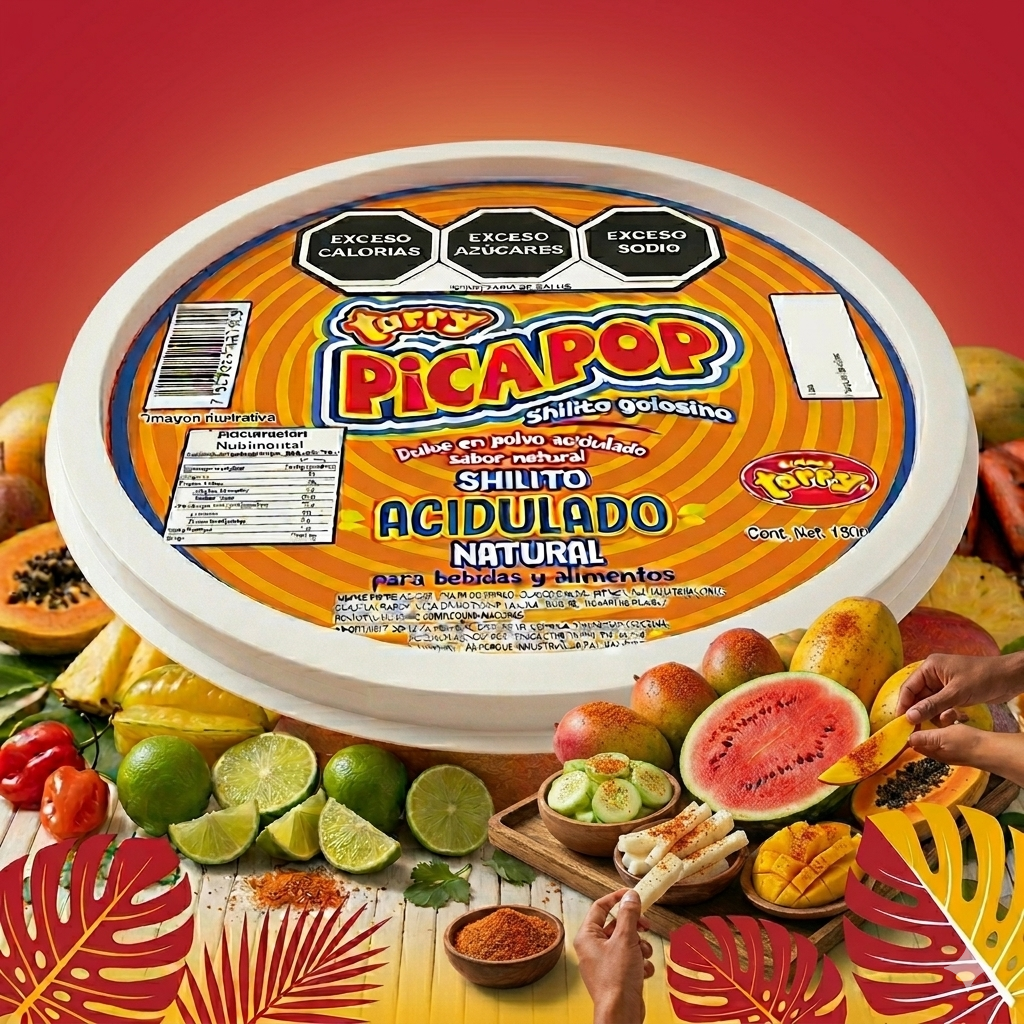 Tarry Pica Pop Acidulado Natural 200g