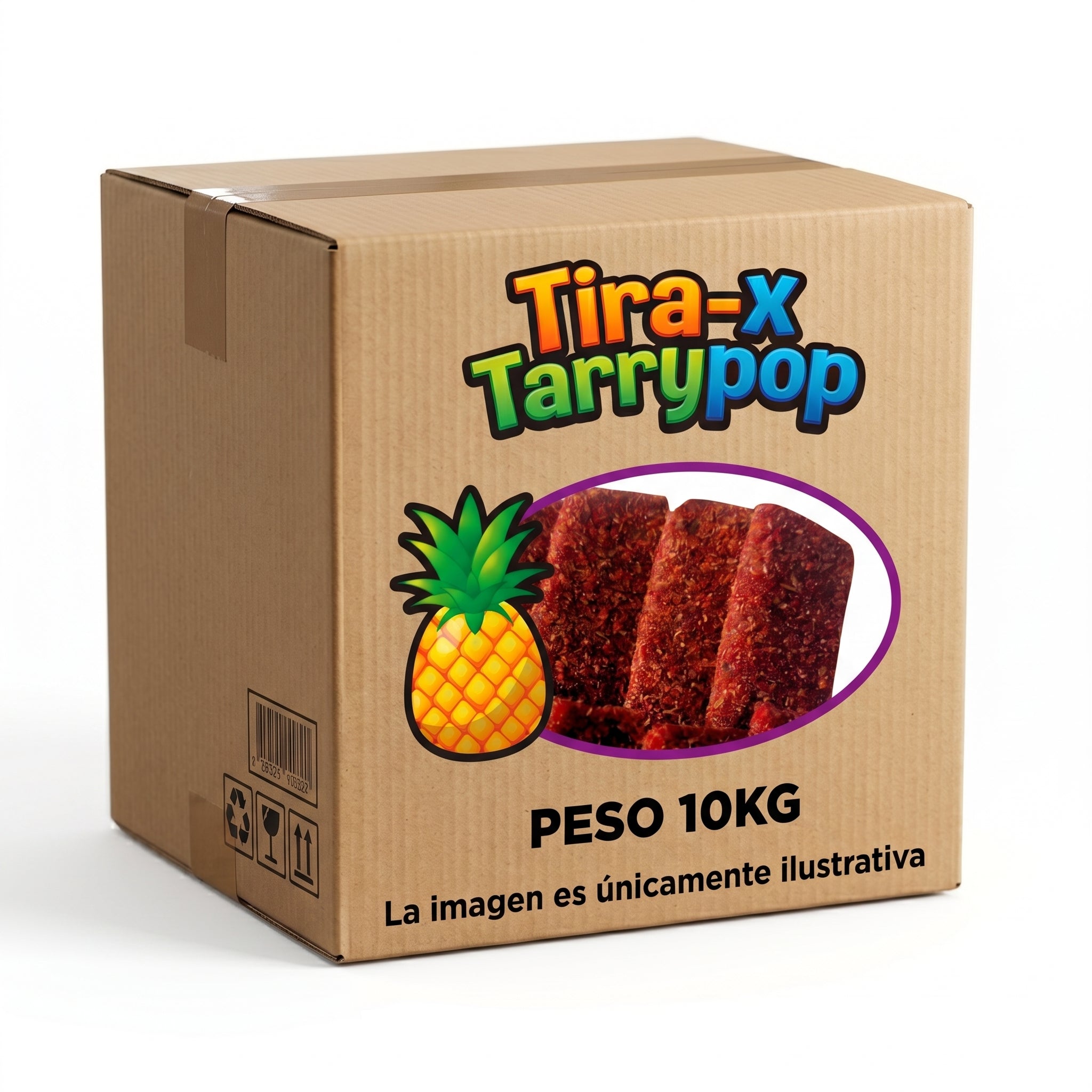 Caja A Granel Tira-x Tarrypop Piña Chile 10 Kg