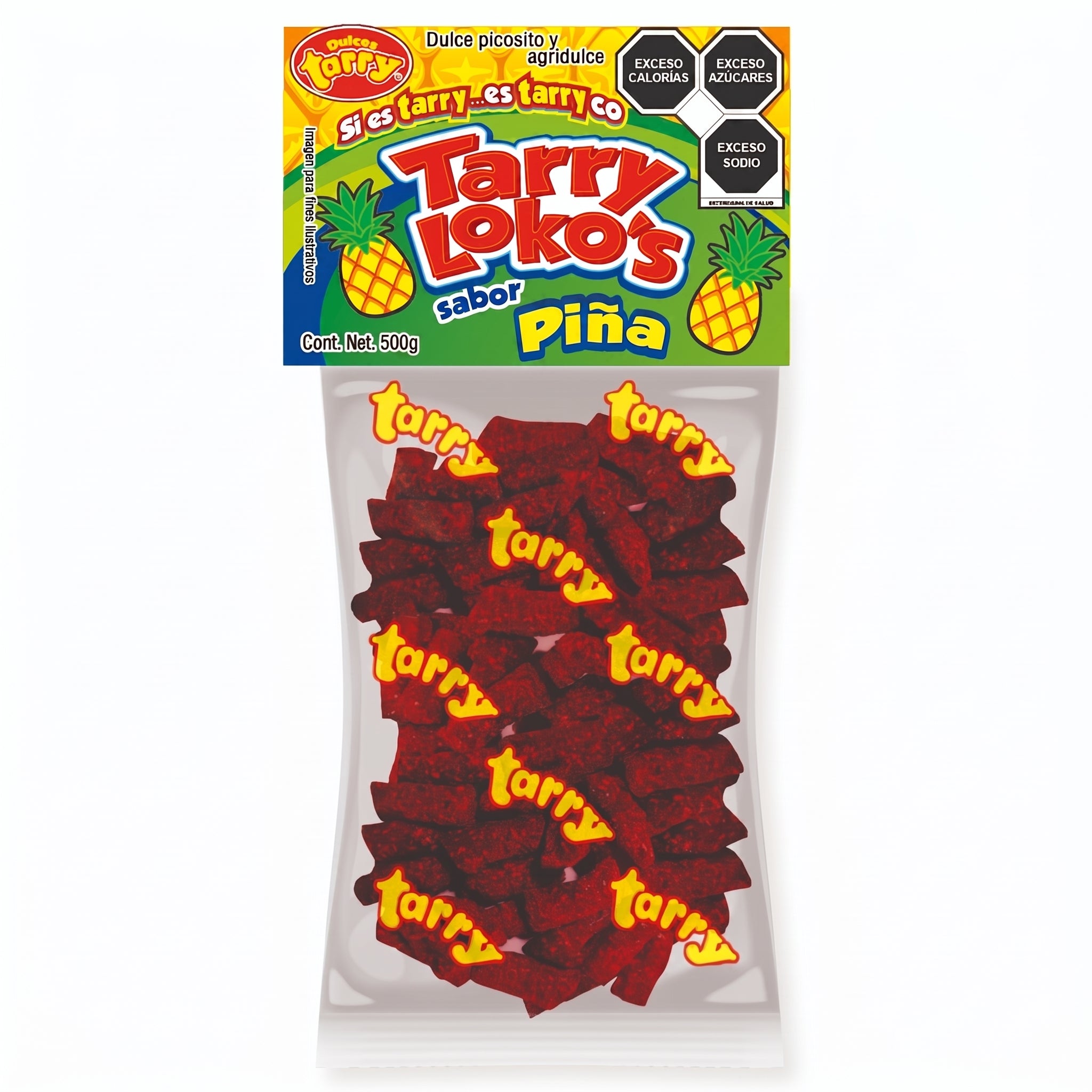 Tarry Lokos Piña Chile 500gr Trocitos Enchilados