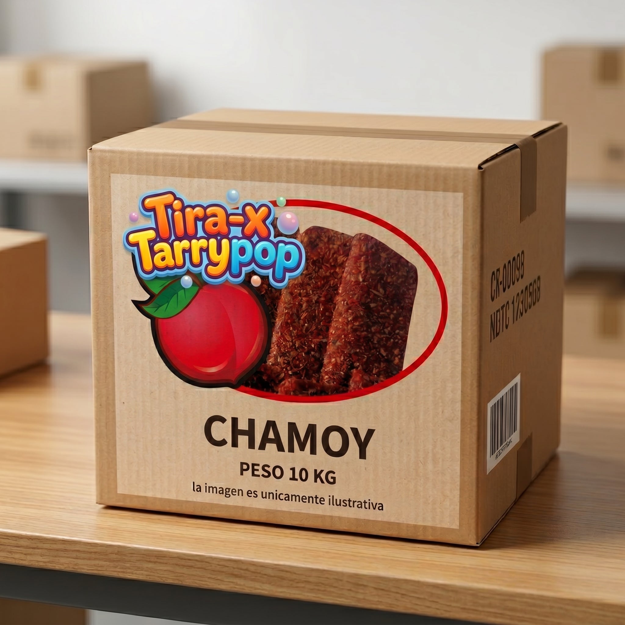 Caja A Granel Tira-x Tarrypop Chamoy Chile 10 Kg