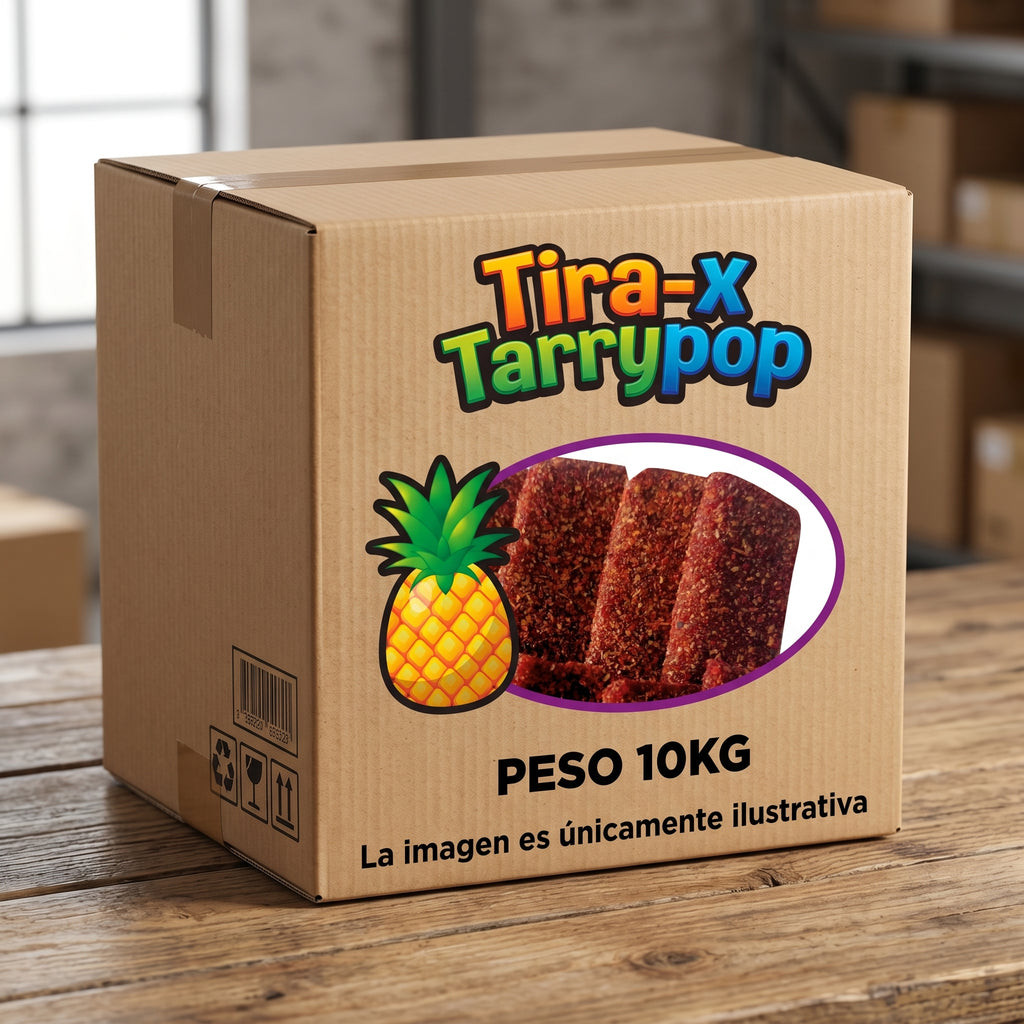 Caja A Granel Tira-x Tarrypop Piña Chile 10 Kg