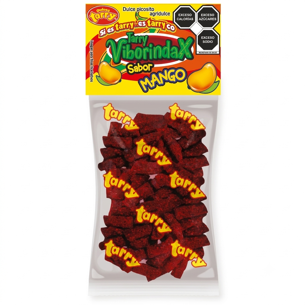 Bolsa Tarry Viborindax Mango Trocitos Enchilados 500gr