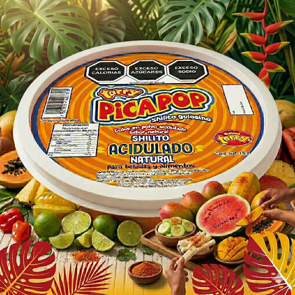 Tarry Pica Pop Acidulado Natural 200g