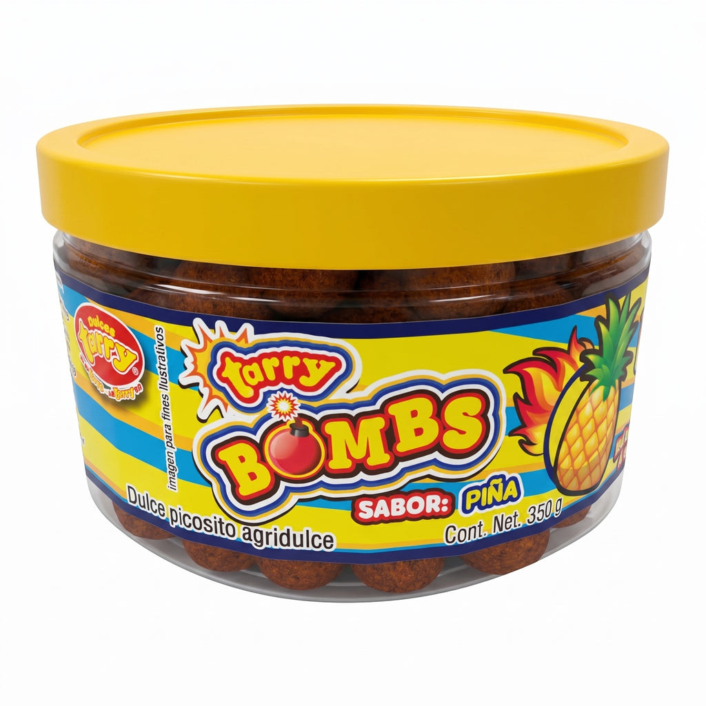 Vitrolero Tarry Bombs Piña 350gr Bolitas De Chile