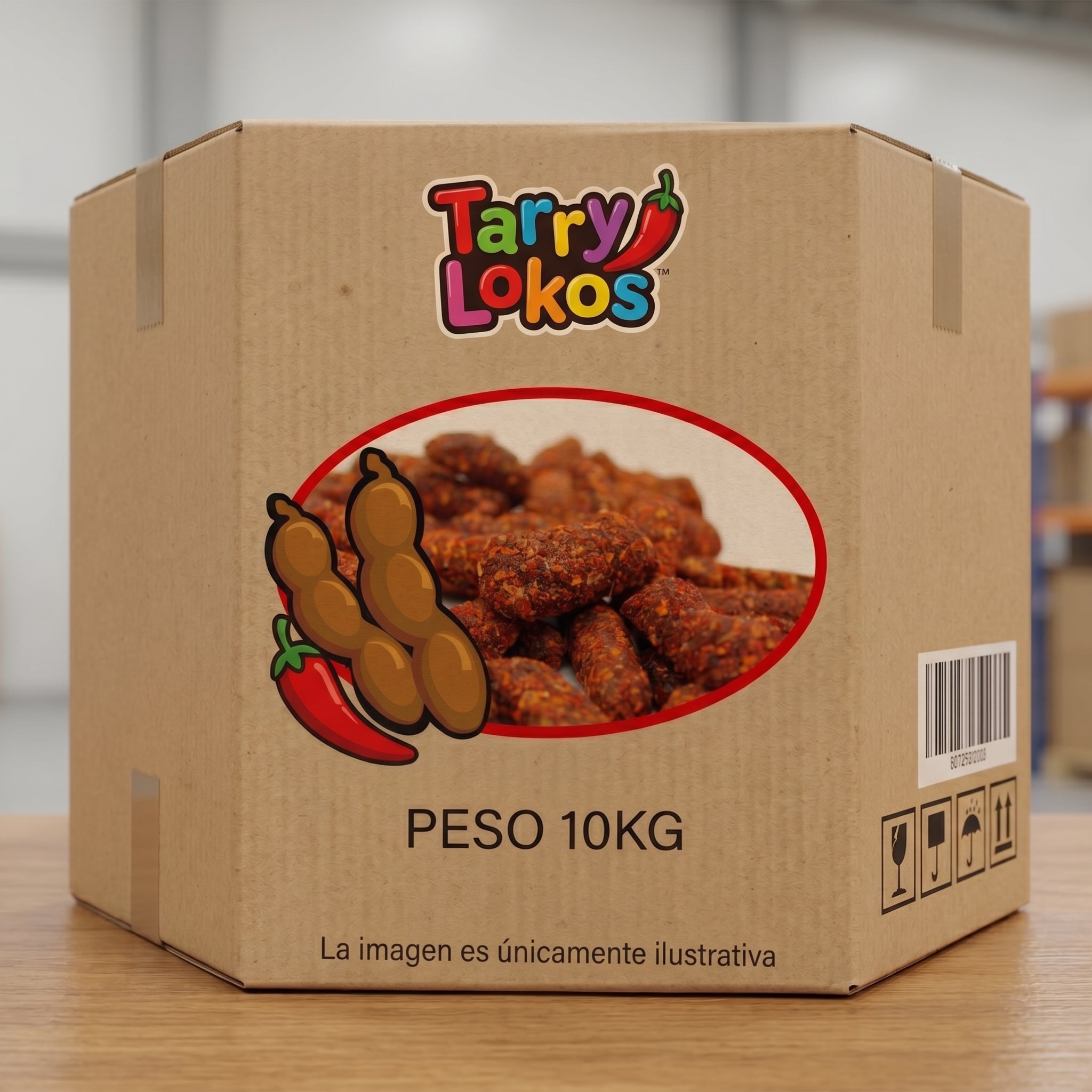 Tarry Lokos Tamarindo Chile Trocitos Enchilados A Granel 10kg