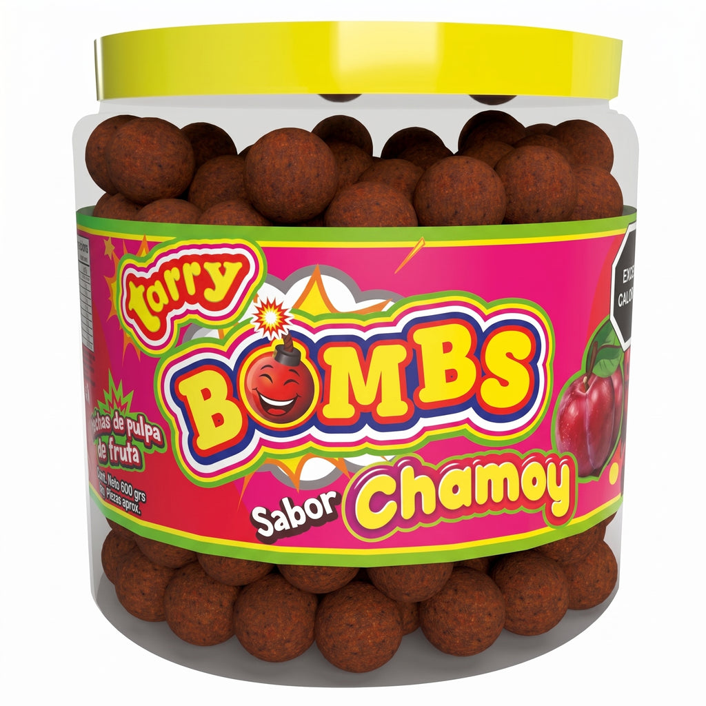 Vitrolero Tarry Bombs Chamoy 600gr Bolitas De Chile