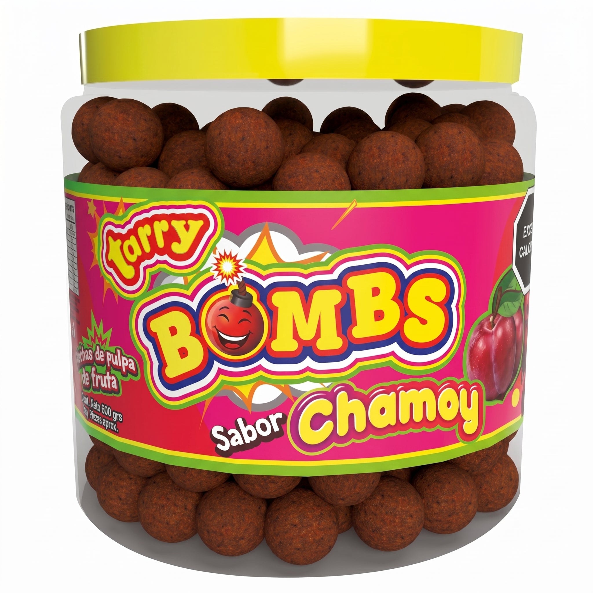 Vitrolero Tarry Bombs Chamoy 600gr Bolitas De Chile