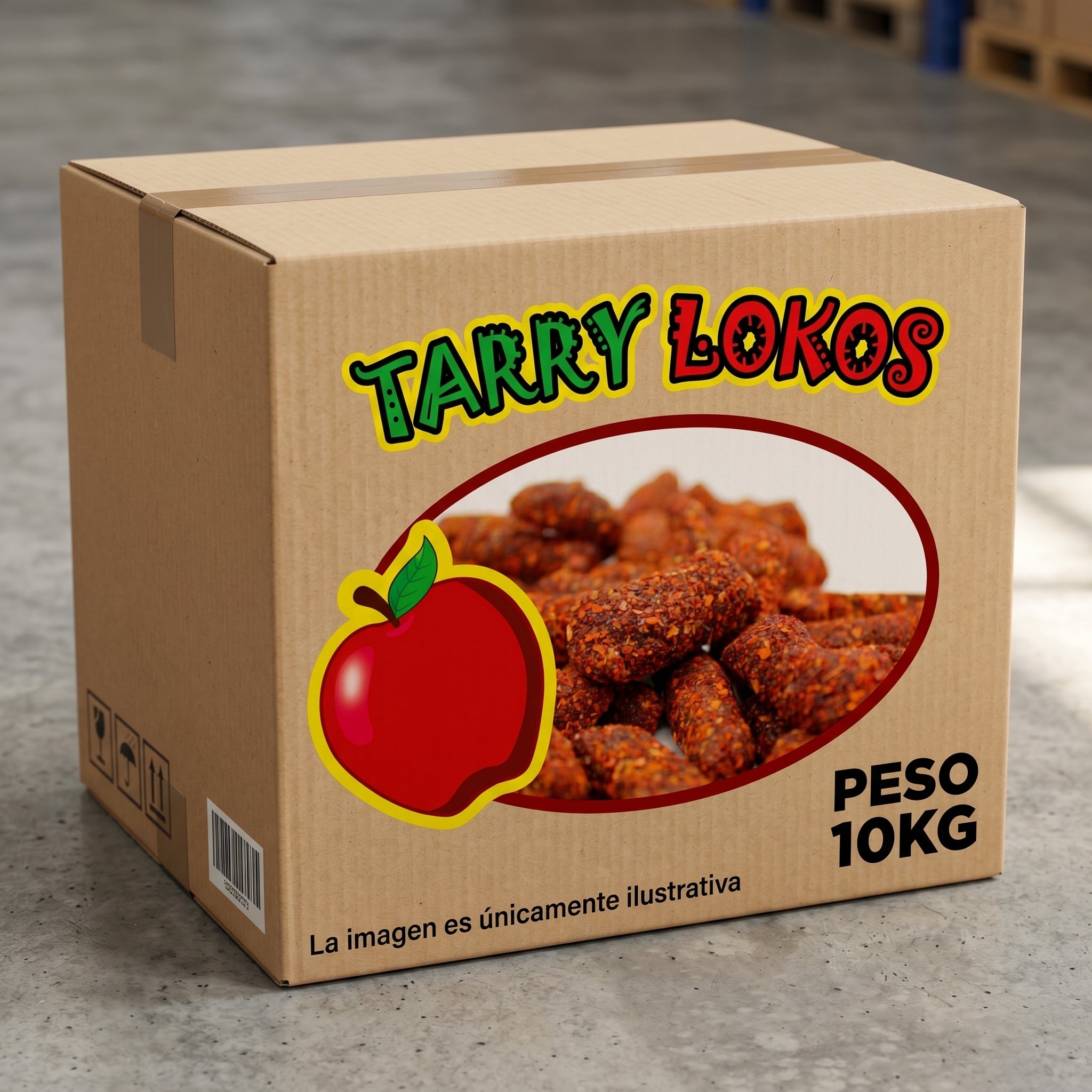 Tarry Lokos Manzana Chile Trocitos Enchilados A Granel 10kg