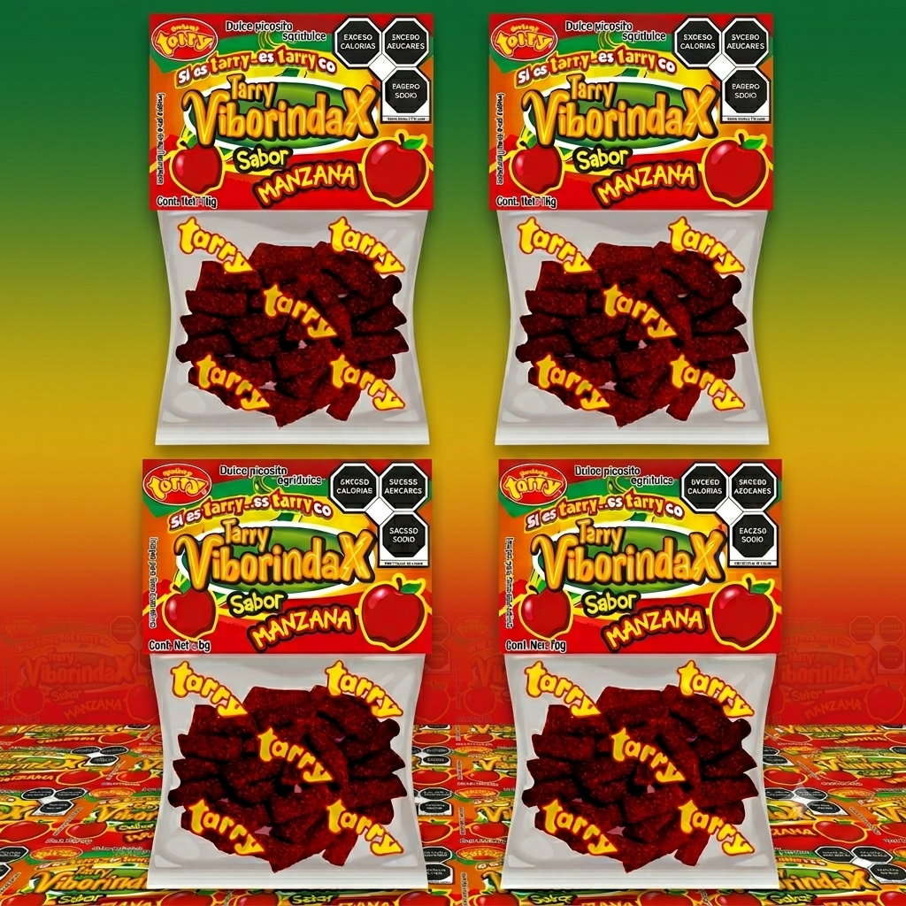 Tarry Viborindax Enchiladas Manzana 4 Packs 280gr