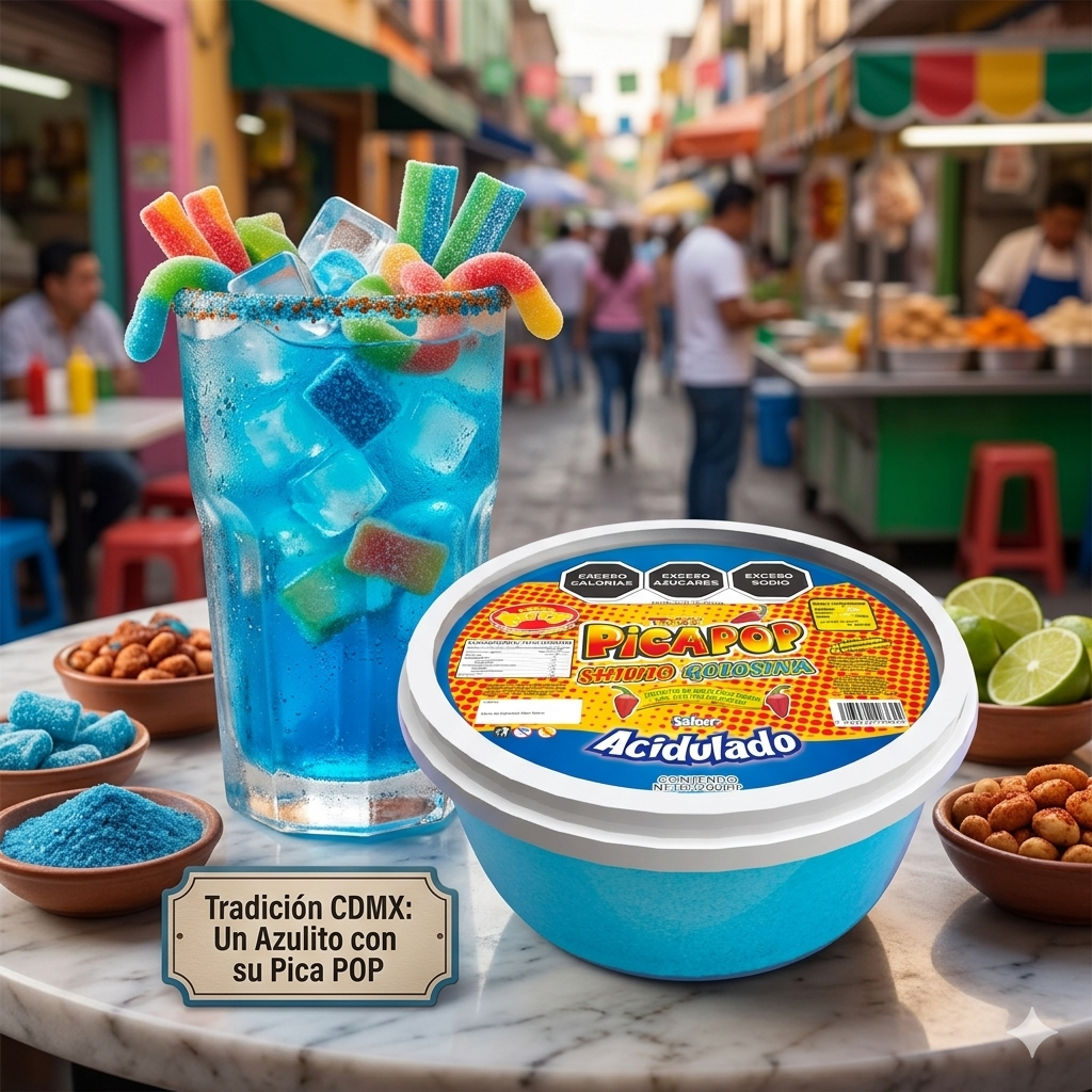 Tarry Pica Pop Acidulado Azul 200g