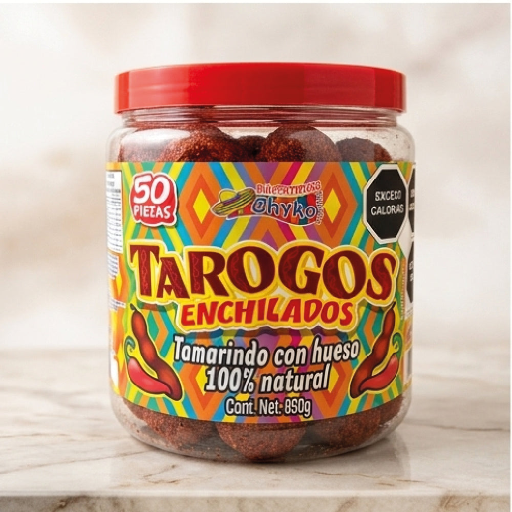 Vitrolero Tarry Tarugos Tamarindo Chile Tama 50pz 850gr