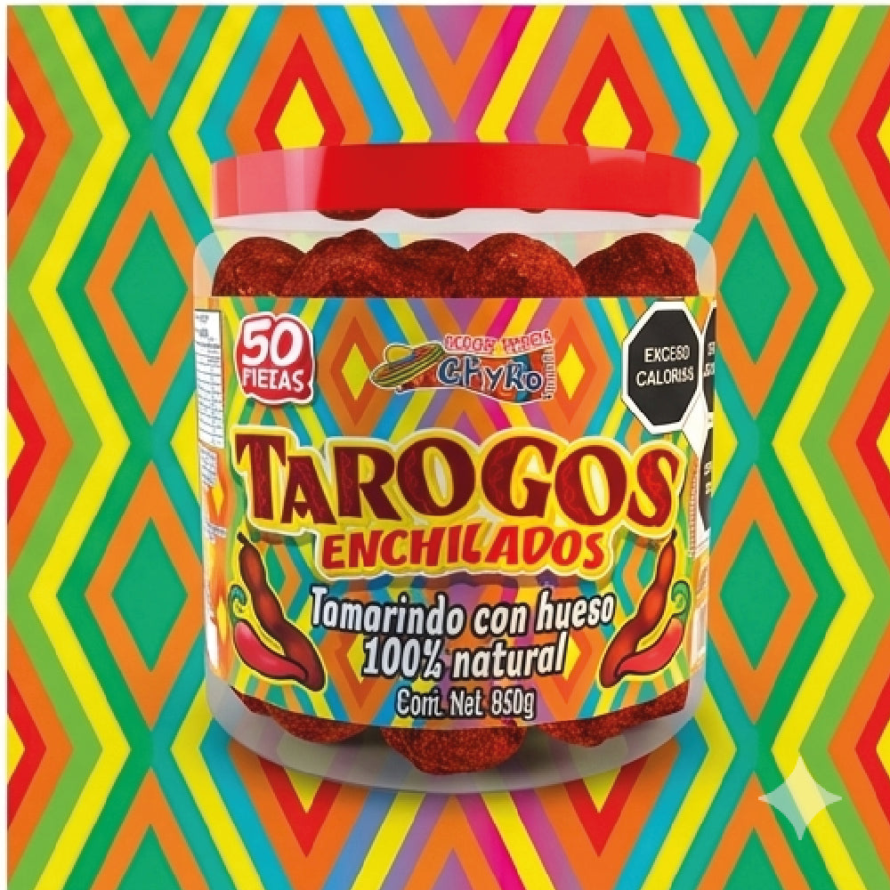 Vitrolero Tarry Tarugos Tamarindo Chile Tama 50pz 850gr