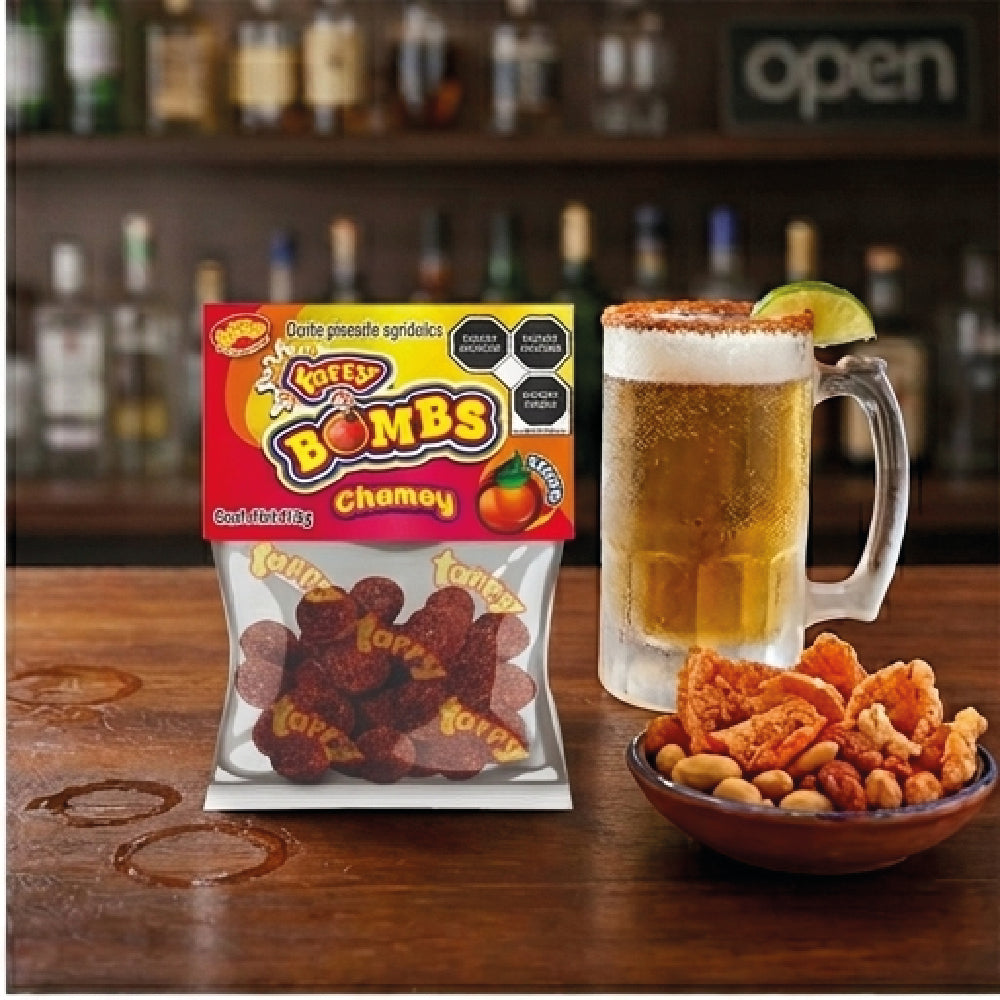 Tarry Bombs Chamoy 4 Packs 280gr Bolitas Dulce Enchilado