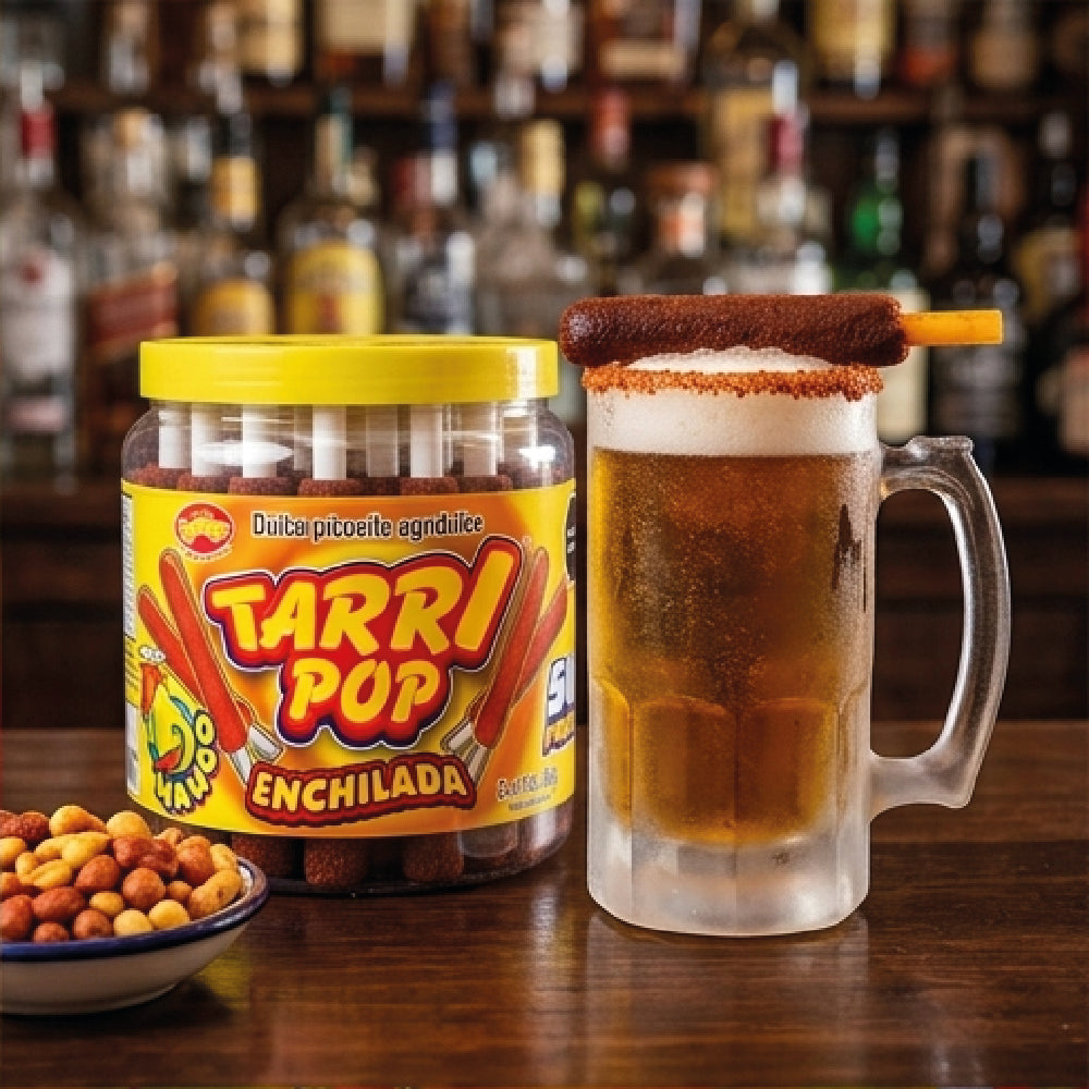 Tarry Pop Vitrolero Banderilla Mango 50pz 540 Gr Micheladas