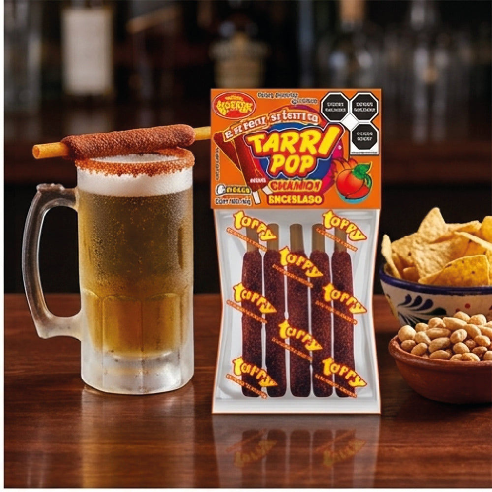 Tarry Pop Banderilla Chamoy 3 Pack Total 15pz 180gr