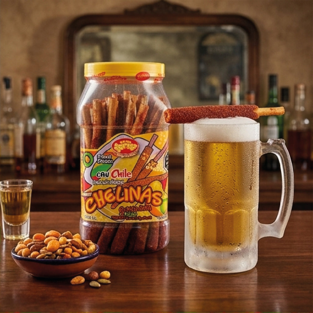 Tarry Vitrolero Banderillas Jumbo Mango Chamoy 50 Pz 900gr
