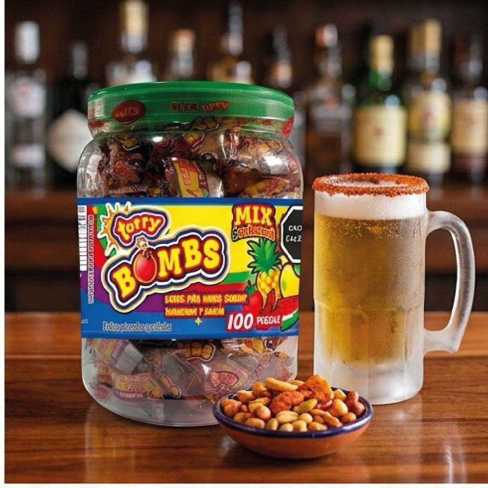 Vitrolero Tarry Bombs Mix 413gr 100pz Bolitas De Chile