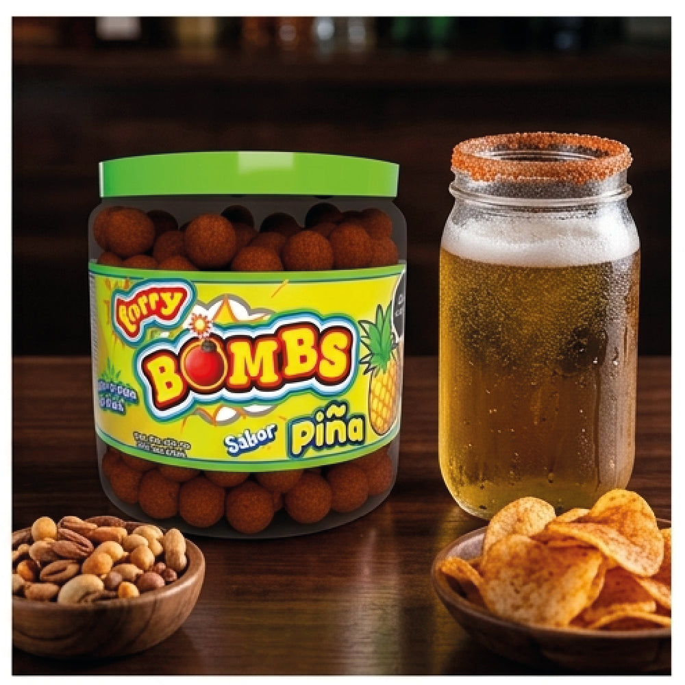 Vitrolero Tarry Bombs Piña 600gr Bolitas De Chile