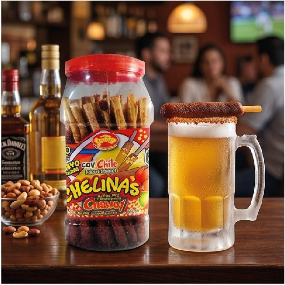 Tarry Vitrolero Banderillas Jumbo Chamoy 50 Pz 900gr