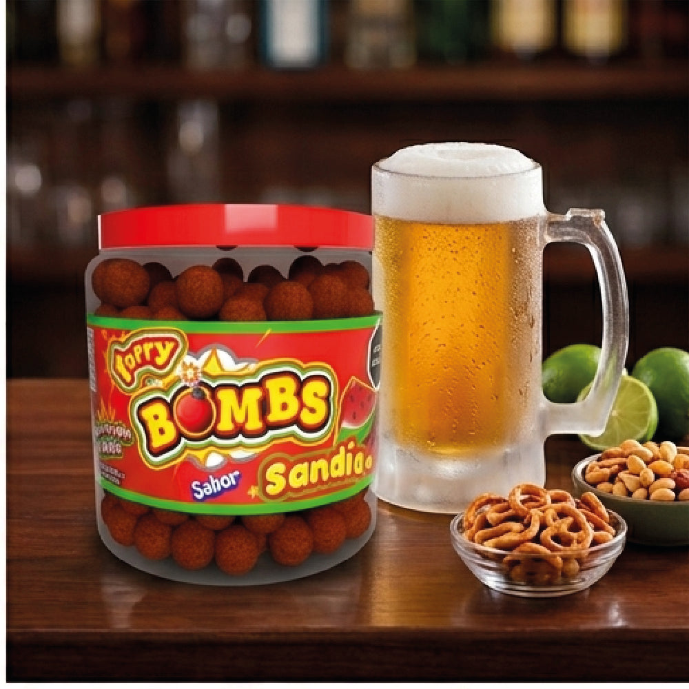 Vitrolero Tarry Bombs Sandía 600gr Bolitas De Chile