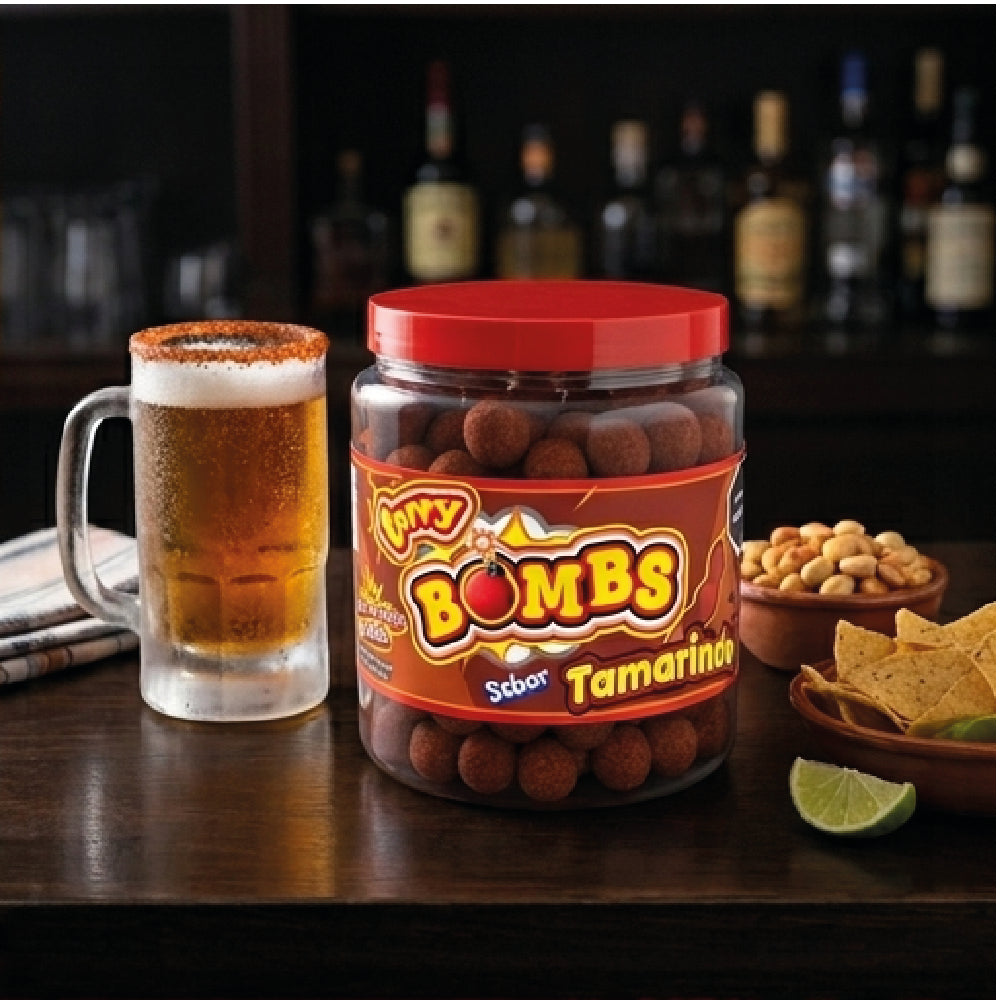Vitrolero Tarry Bombs Tamarindo 600gr Bolitas De Chile