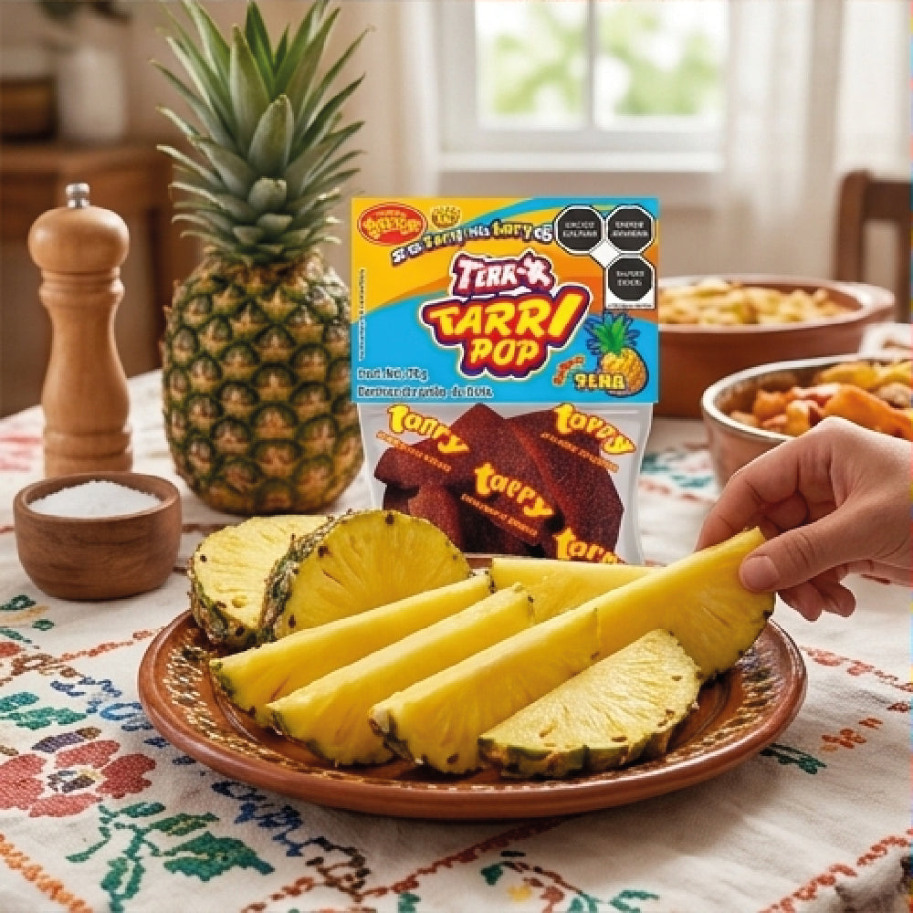Tira-x Tarrypop Piña Chile 4 Packs 280gr