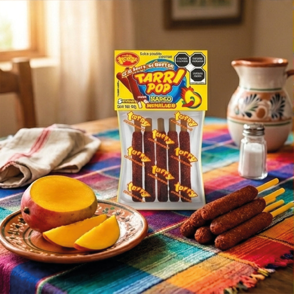 Tarry Pop Banderilla Mango 3 Pack Total 15pz 180gr