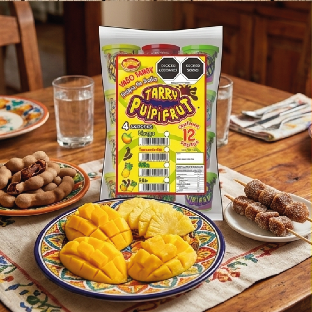 Tarry Pulpifrut 12 Vasitos Mix Tamarindo Mango