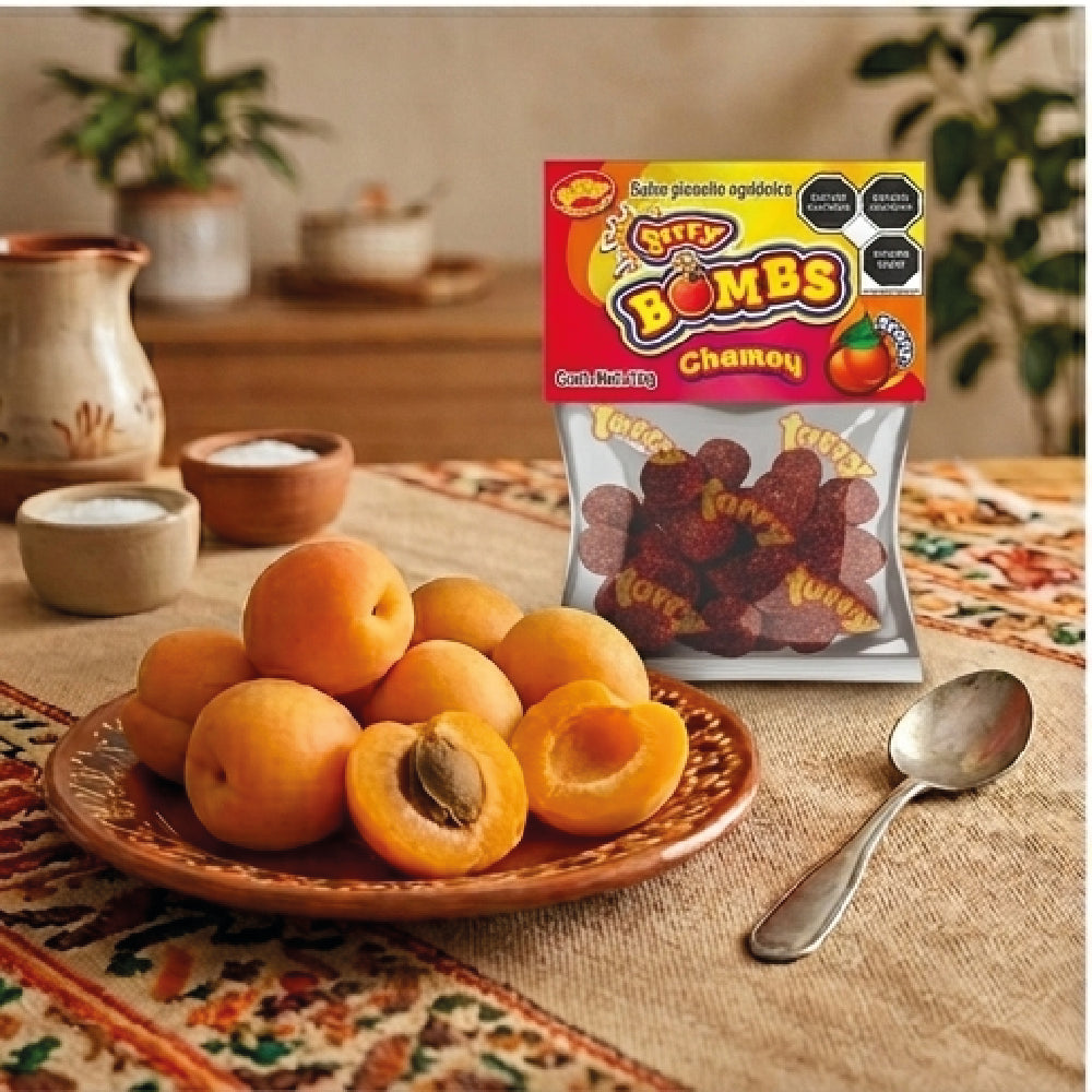 Tarry Bombs Chamoy 4 Packs 280gr Bolitas Dulce Enchilado