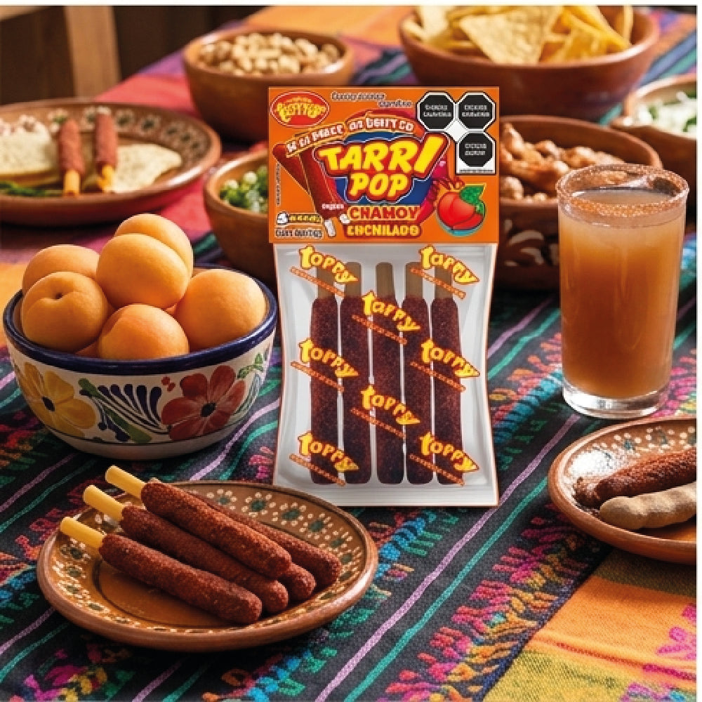 Tarry Pop Banderilla Chamoy 3 Pack Total 15pz 180gr